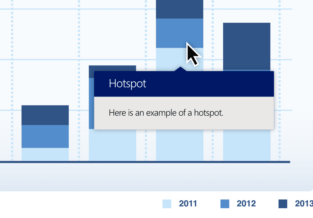 infographic hot spot web application